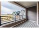 Spacious balcony provides unobstructed views of the neighborhood at 2115 Coretta Way, Indianapolis, IN 46202