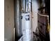 A view of the hot water heater in the basement at 321 N Elder N Ave, Indianapolis, IN 46222
