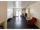 Bright living room with sliding glass doors and built-in shelving at 321 N Elder N Ave, Indianapolis, IN 46222