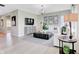 Stylish living room featuring modern furniture, decor, and hardwood flooring at 4406 Mendocino Blvd, Indianapolis, IN 46075