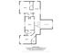 Detailed floor plan showcasing the layout of the upper level, including bedrooms, baths, and hall at 6842 Cardinal Dr, McCordsville, IN 46055