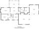 First floor plan layout of the house showing the kitchen, living room, Gathering room, dining room, sunroom, and garage at 7018 W Anton Way, New Palestine, IN 46163