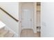 Light and bright hallway with mudroom storage at 9208 Hawley Dr, Indianapolis, IN 46216