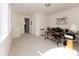 Spacious office or bonus room with neutral carpet at 9208 Hawley Dr, Indianapolis, IN 46216