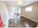 Open-concept living room featuring modern flooring and ample natural light at 1421 Shepard St, Indianapolis, IN 46221