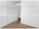 Bright bedroom features neutral carpet and a closet at 143 Sawmill Rd, Whiteland, IN 46184