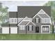 Charming two-story home features a brick facade, symmetrical design, and a well-manicured front lawn, creating a welcoming curb appeal at 16473 Valhalla Dr, Noblesville, IN 46060