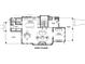 Detailed first-floor plan showcasing the layout of the living spaces and entry points at 1818 Central Ave, Indianapolis, IN 46202