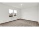 Bedroom with a large window with a view of the new construction going on outside at 2004 Foothill Dr, Greenfield, IN 46140
