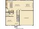 Floor plan of the first floor featuring a kitchen, dining room, great room, study, powder room, and garage at 2004 Foothill Dr, Greenfield, IN 46140