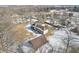 Aerial view of large property featuring a house, barn, and fields at 2843 E 236Th St, Cicero, IN 46034