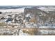 Wide aerial view of home in wooded area of a rural community at 2843 E 236Th St, Cicero, IN 46034