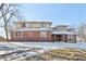 Unique two-story home with brick accents, dormer windows, and a covered entryway at 2843 E 236Th St, Cicero, IN 46034
