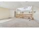 Hallway with a skylight over the second story landing and wooden banister at 2843 E 236Th St, Cicero, IN 46034