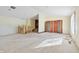 Hallway features wooden banister overlooking foyer, closet and stair access at 2843 E 236Th St, Cicero, IN 46034