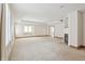 Spacious living room featuring a fireplace and natural light at 2843 E 236Th St, Cicero, IN 46034