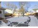 Large backyard features brick patio, shed, and spacious lawn at 4805 N Park Ave, Indianapolis, IN 46205