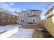 Charming backyard with a brick patio, a well-maintained lawn, and a detached garage, perfect for outdoor entertaining at 4805 N Park Ave, Indianapolis, IN 46205