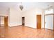 Inviting living room with wood floors, a unique ceiling texture, and ample space at 4912 Eagle Talon Ct, Indianapolis, IN 46254