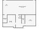 This floor plan displays the finished basement featuring a bar, gym, storage, bathroom and stairs at 5147 Nicodemus Dr, Plainfield, IN 46168