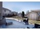 Enjoy a spacious backyard with a shed, patio, and seating area, perfect for outdoor gatherings at 6236 White Rabbit Pl, Indianapolis, IN 46235