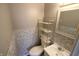 Small bathroom with mosaic wall tiles and a modern vanity at 624 Park Dr, Greenwood, IN 46143