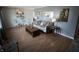 Cozy living room featuring hardwood floors, modern décor, and abundant natural light at 624 Park Dr, Greenwood, IN 46143