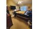 Bedroom with vaulted ceilings and a large walk in closet at 6564 Aintree Pl, Indianapolis, IN 46250