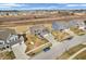 Aerial view of a neighborhood featuring various home exteriors at 976 Cherry Tree Ln, Greenwood, IN 46143