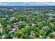Desirable neighborhood with tree-lined streets, diverse homes, and lush green landscape at 1409 N Park Ave, Indianapolis, IN 46202