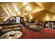 Well-appointed attic lounge with tufted seating, stylish decor, and ample space for relaxation and entertainment at 1409 N Park Ave, Indianapolis, IN 46202