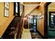 Staircase in hallway with classic staircase and vintage decor at 1409 N Park Ave, Indianapolis, IN 46202