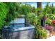 Inviting hot tub with lush landscaping, creating a relaxing oasis at 1409 N Park Ave, Indianapolis, IN 46202