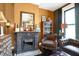 Charming living room featuring a vintage fireplace, comfortable seating, and tasteful decor for a relaxing space at 1409 N Park Ave, Indianapolis, IN 46202