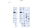 Home second floor plan with owner's suite, laundry, and bedrooms with baths at 18712 Moray St, Westfield, IN 46074