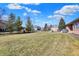 Expansive backyard featuring a well-maintained lawn and a charming patio area perfect for outdoor entertaining at 2110 Cheviot Ct, Greenwood, IN 46143