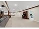 Large finished basement with bar, home theater, and office space at 2110 Cheviot Ct, Greenwood, IN 46143