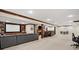 Expansive finished basement with home theater, bar area, and comfortable seating at 2110 Cheviot Ct, Greenwood, IN 46143