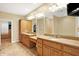 Bathroom with double vanities, granite countertops, providing ample space and elegance at 2110 Cheviot Ct, Greenwood, IN 46143