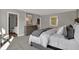 Serene main bedroom with a view of the Primary bath, dresser, and stylish decor at 3302 Wetherby Pl, Danville, IN 46122