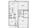 Layout of the first floor featuring kitchen, dining room, great room, garage, and flex spaces at 449 Hidden Hills Dr, Pittsboro, IN 46167
