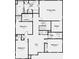 Layout of the second floor featuring bedrooms, bathrooms, laundry, retreat and loft at 449 Hidden Hills Dr, Pittsboro, IN 46167