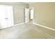 Bedroom featuring neutral carpet, neutral paint, and view into hallway at 5791 Station Hill Dr, Avon, IN 46123