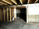 Unfinished basement with exposed framing and utilities at 640 Firefly Ct, Greenfield, IN 46140