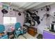 Well-organized tack room with saddle racks, seating, and storage solutions at 7968 E 200 S, Whitestown, IN 46075