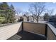 A nice view from the back deck of homes and quiet streets at 9652 Highgate N Cir, Indianapolis, IN 46250