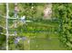 Aerial view of property boundary, showcasing the home's location at 9841 E Raymond St, Indianapolis, IN 46239