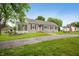Ranch-style home with neutral siding, well-maintained lawn, and a classic wishing well on the property at 9841 E Raymond St, Indianapolis, IN 46239