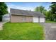 Two-car garage with plenty of parking space, offering convenience and storage at 9841 E Raymond St, Indianapolis, IN 46239
