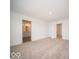 View of bedroom into bathroom with vanity and double sinks at 11322 N Quillow Way, Monrovia, IN 46157